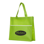 Shopping Tote Bag with Waves-Logo